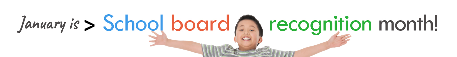 Marking school board recognition month