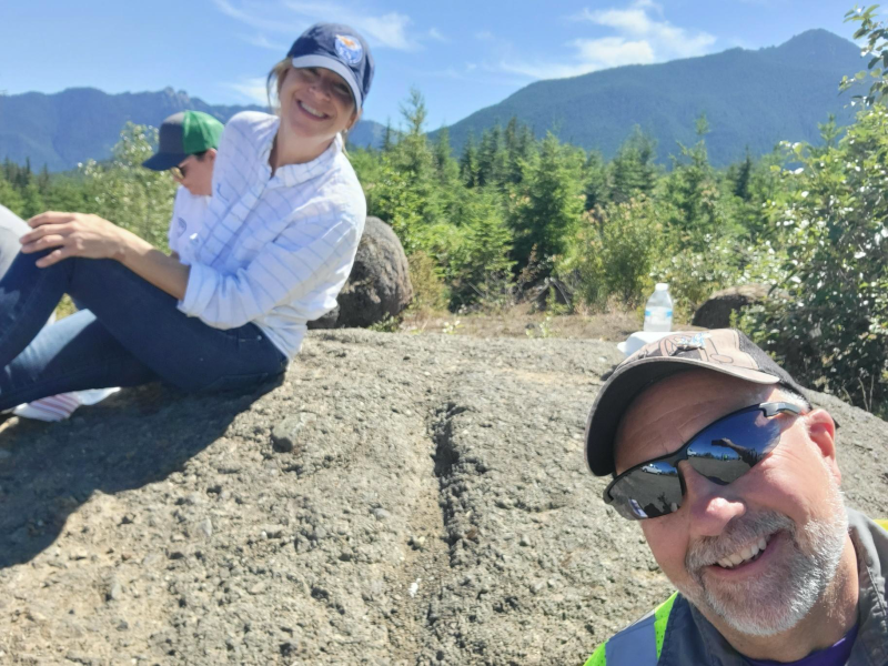 Jim Stoffer and Hilary Franz